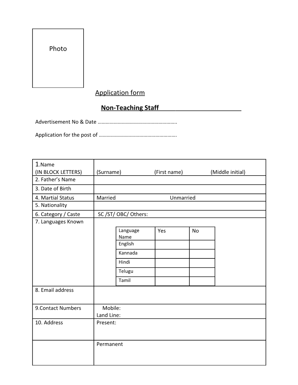 Application Form s87