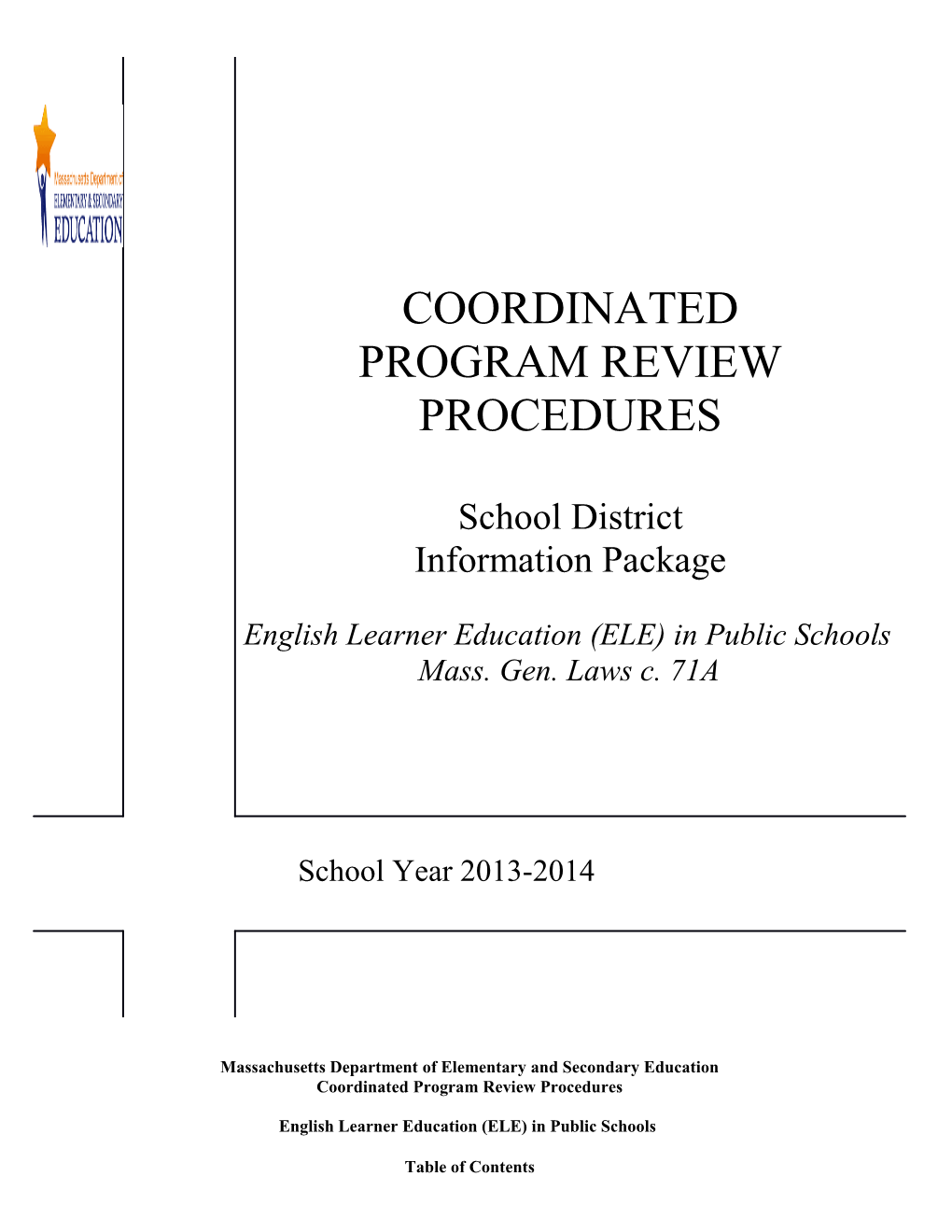 ELE Information Package 2013-2014