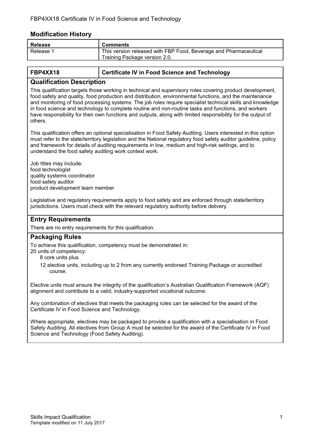 Skills Impact Qualification Template s1