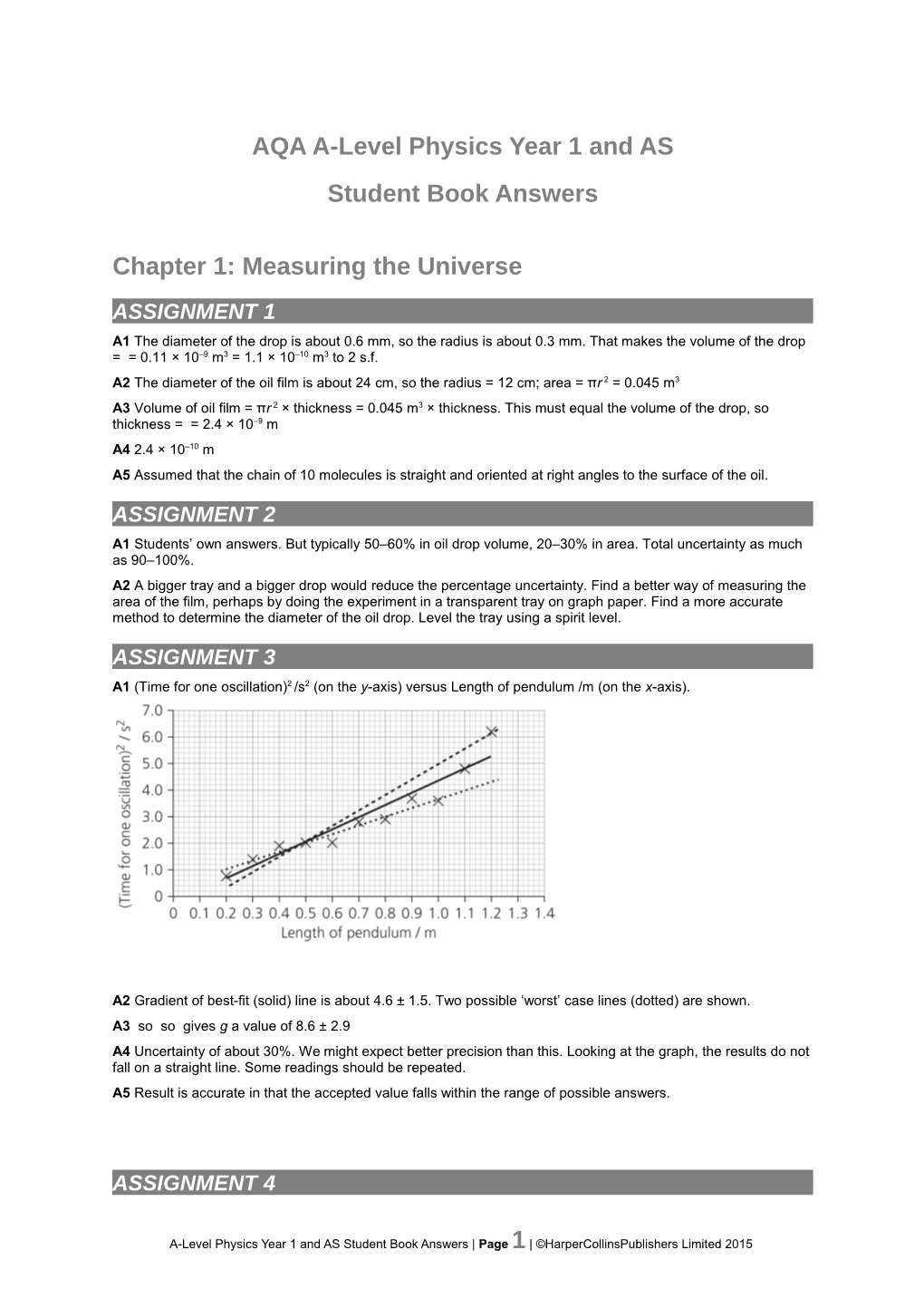 AQA A-Level Physics Year 1 and AS