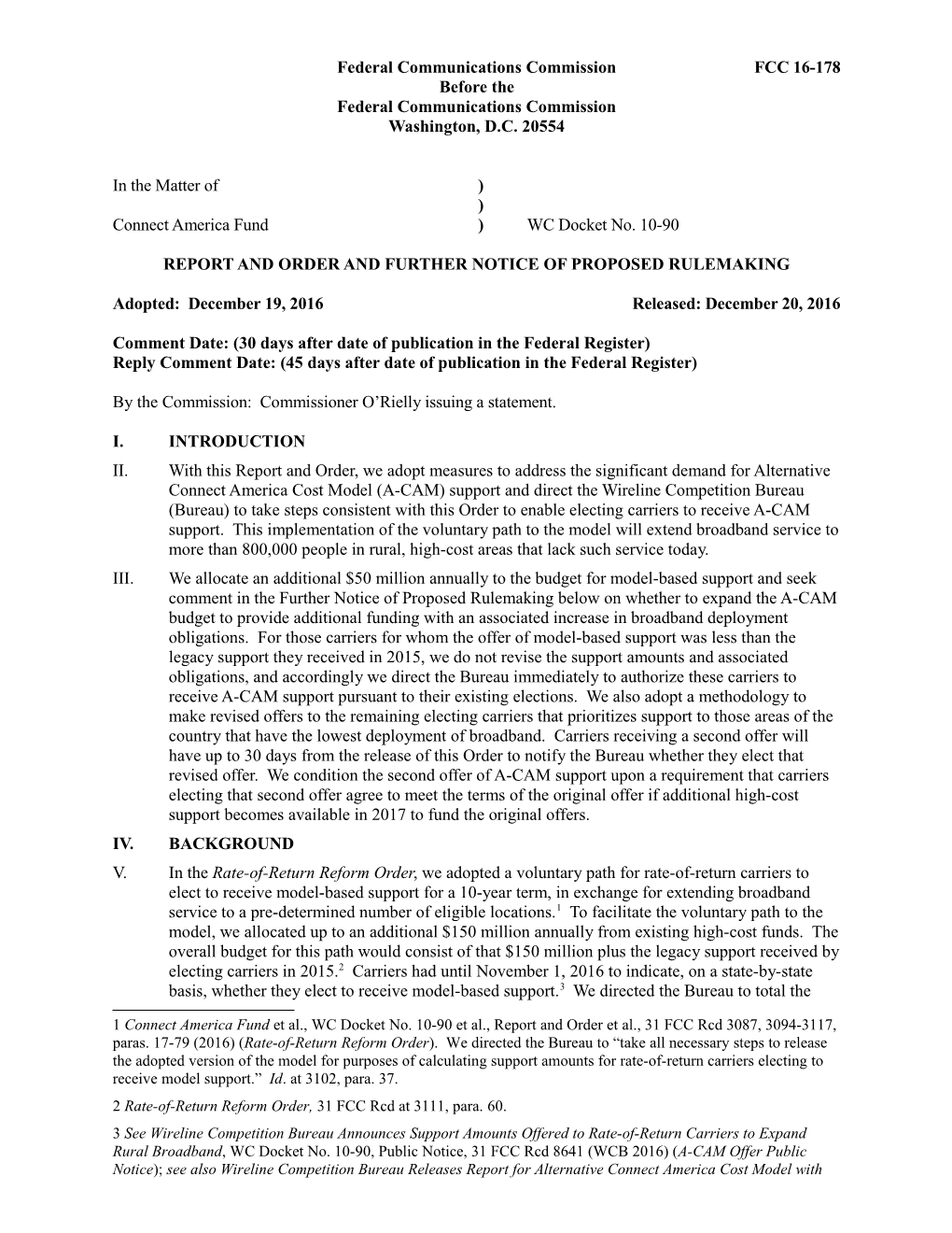 Report and Order and Further Notice of Proposed Rulemaking