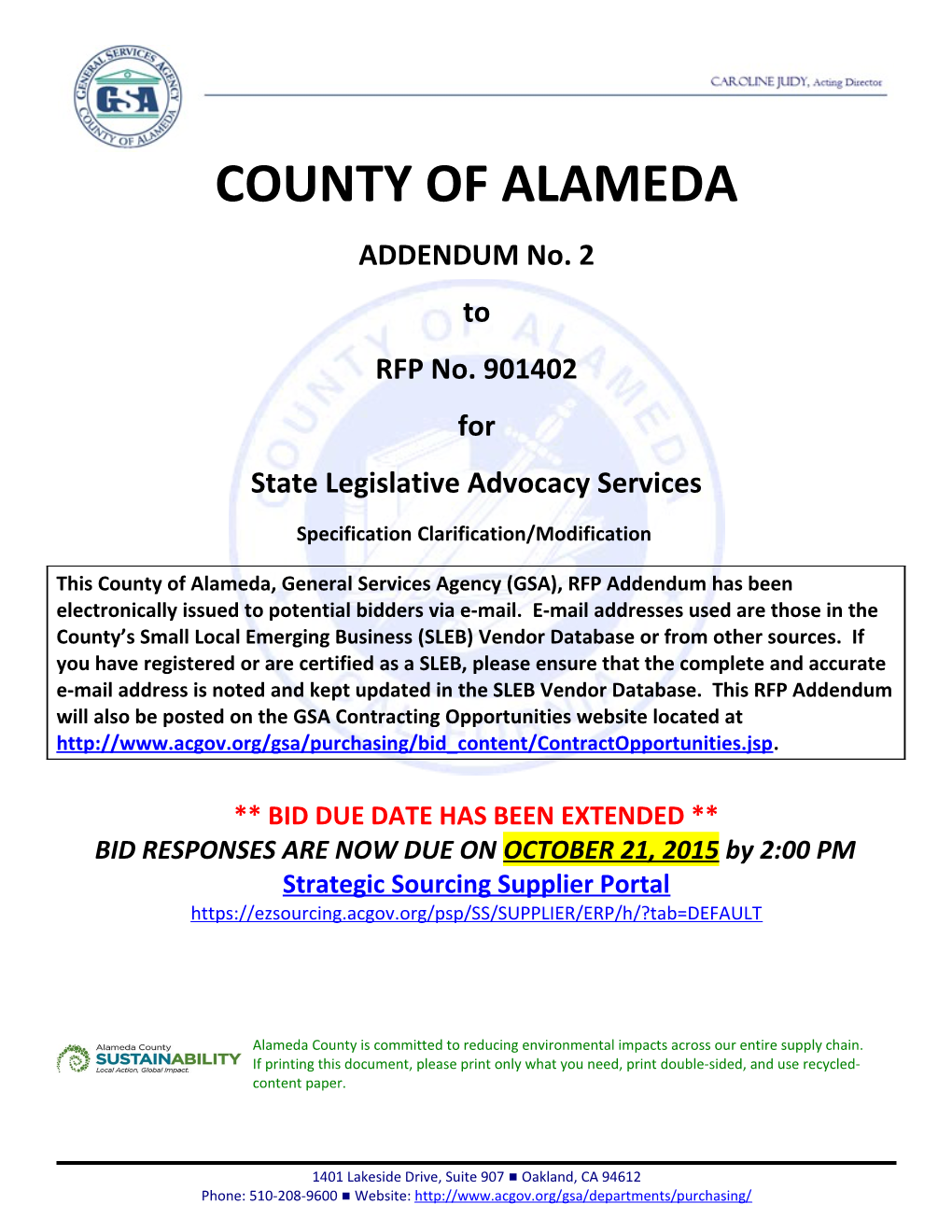 901402 Add2 State Legislative Advocacy Services