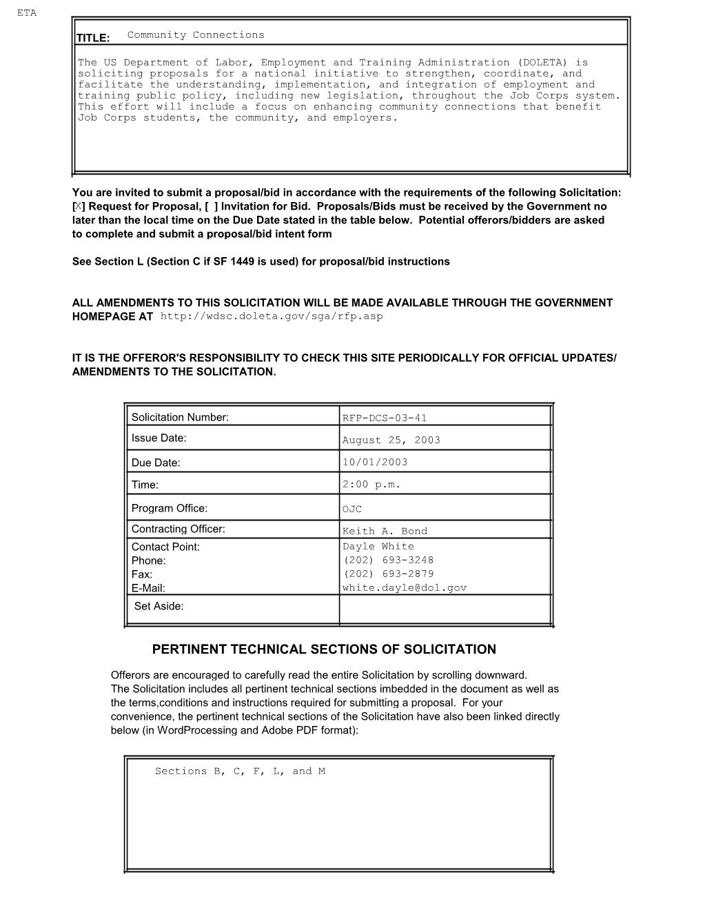 Section B - Supplies Or Services and Price/Costs B-1