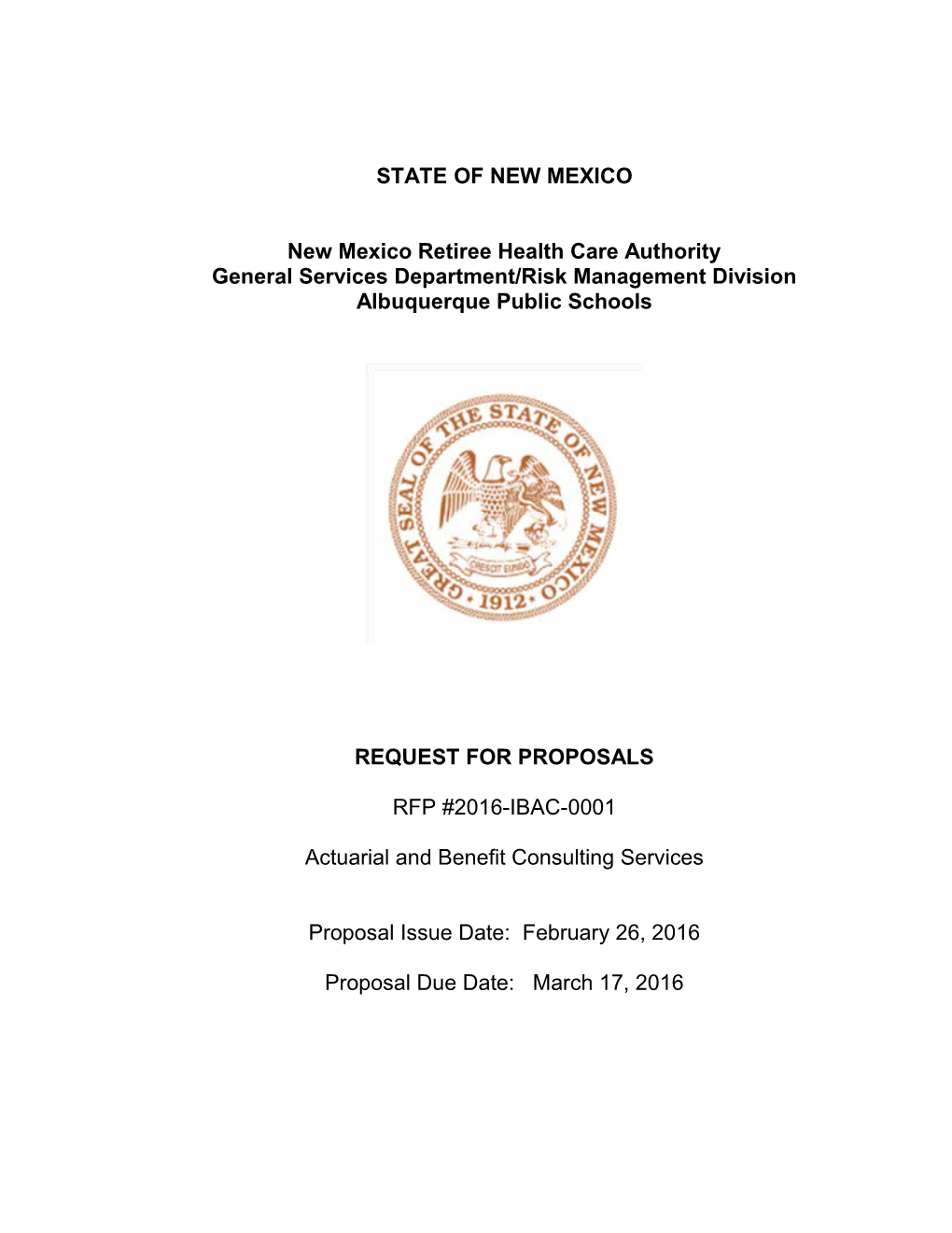 New Mexico Retiree Health Care Authority