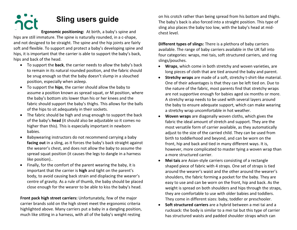 Sling Users Guide