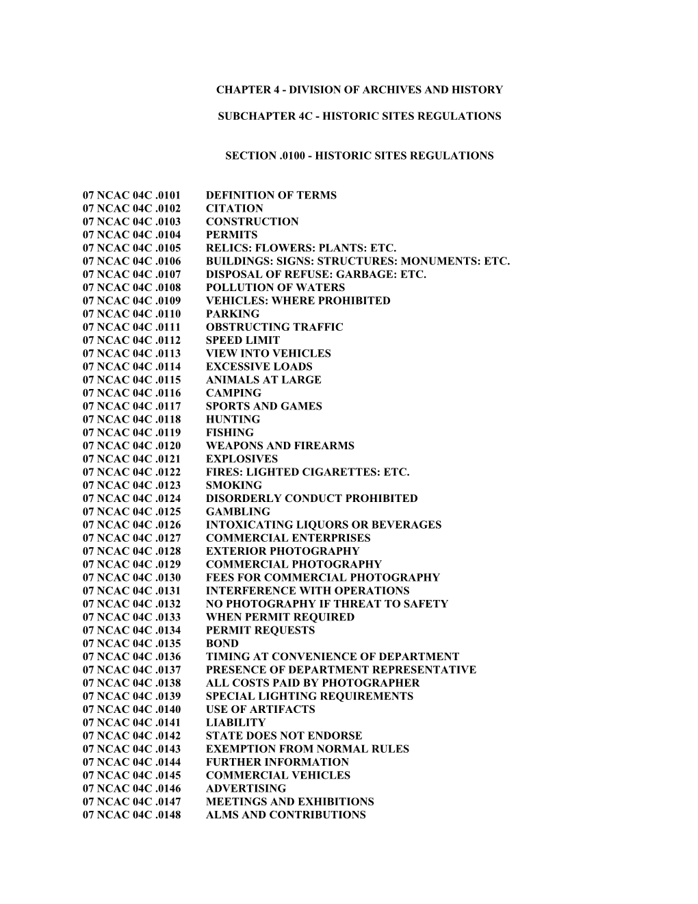 Chapter 4 Division of Archives and History