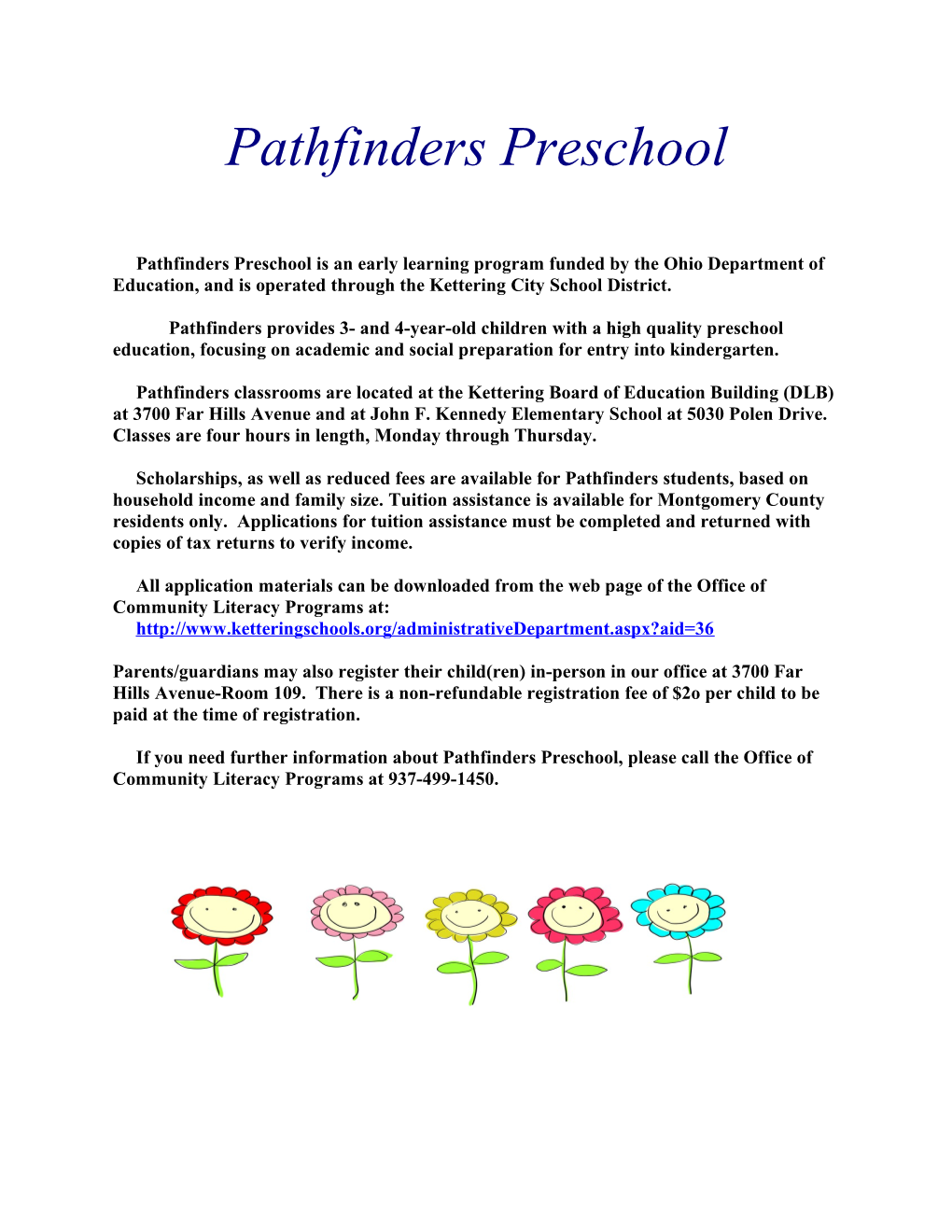 Pathfinders Preschool