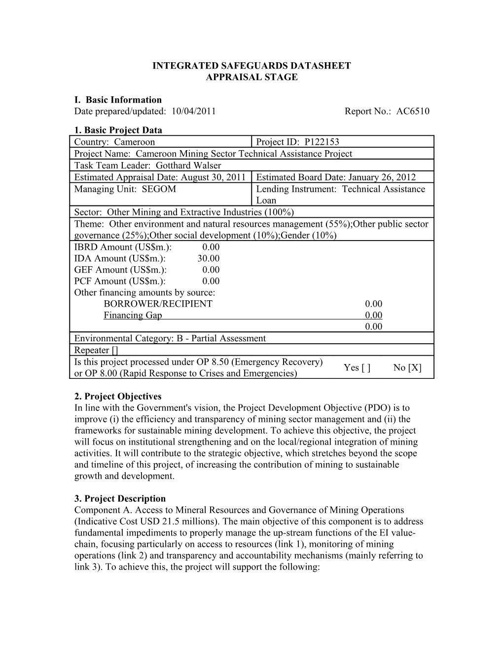 Integrated Safeguards Datasheet s16