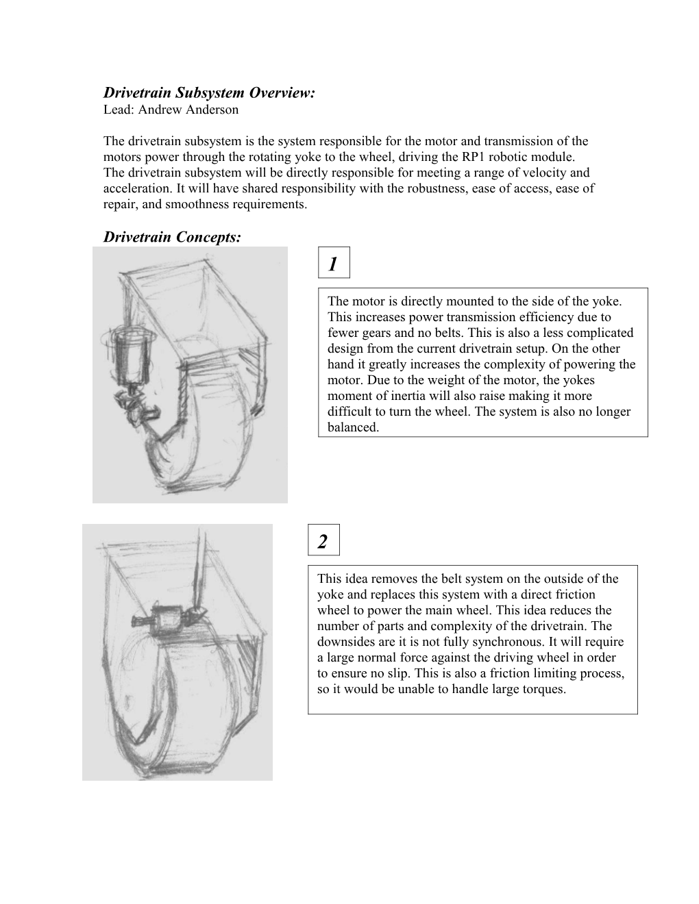 Drivetrain Subsystem Overview