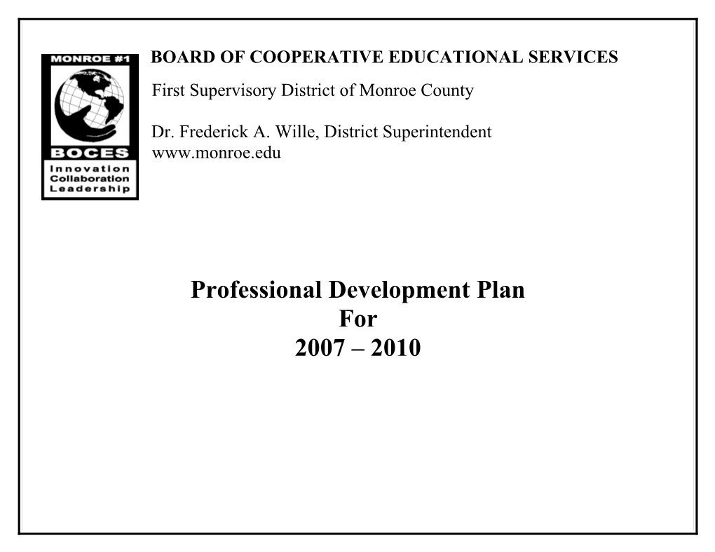 Professional Development Plan s2