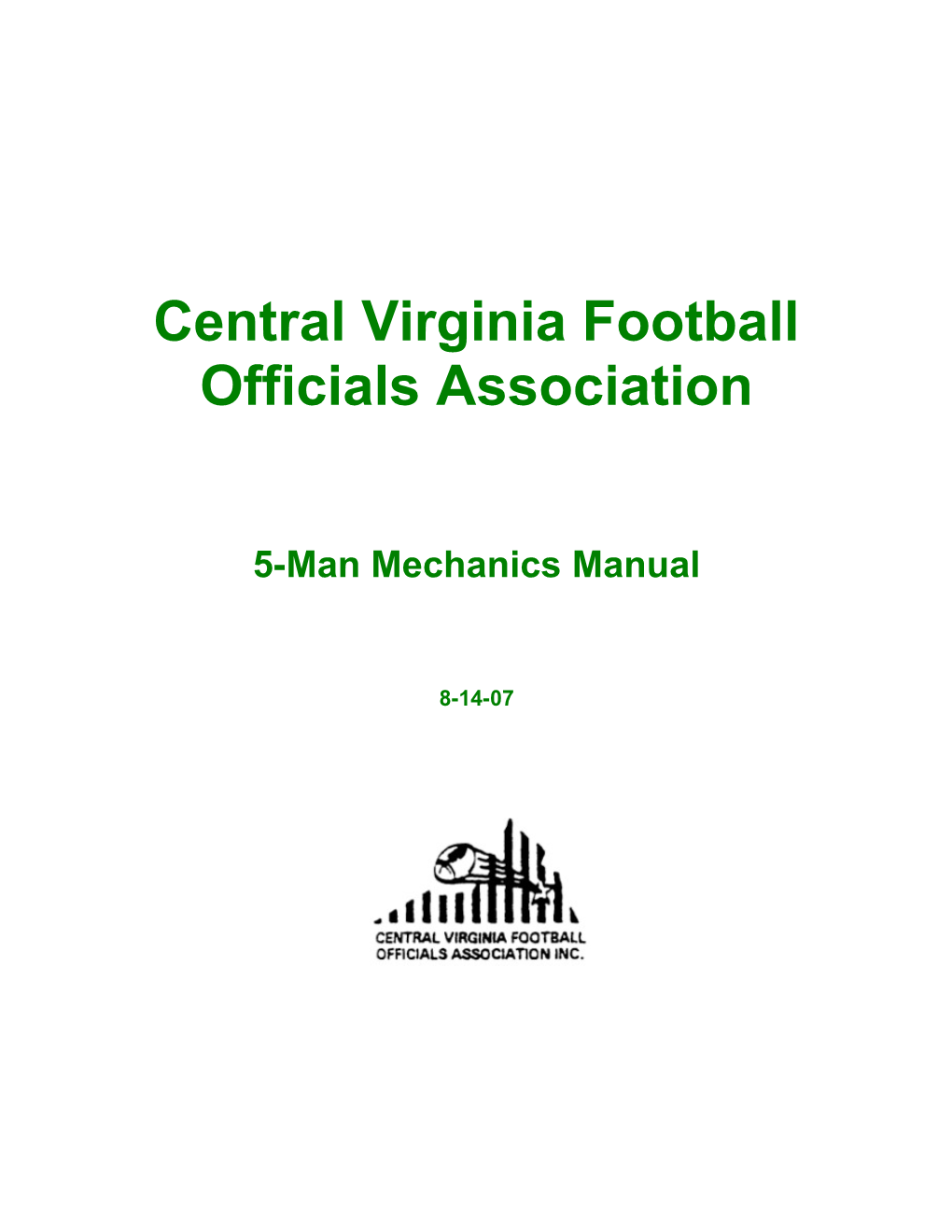 Central Virginia Football Officials Association