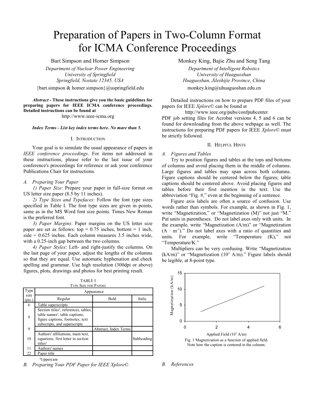 Preparation of Papers in a Two-Column Format for the 21St Annual Conference of the IEEE