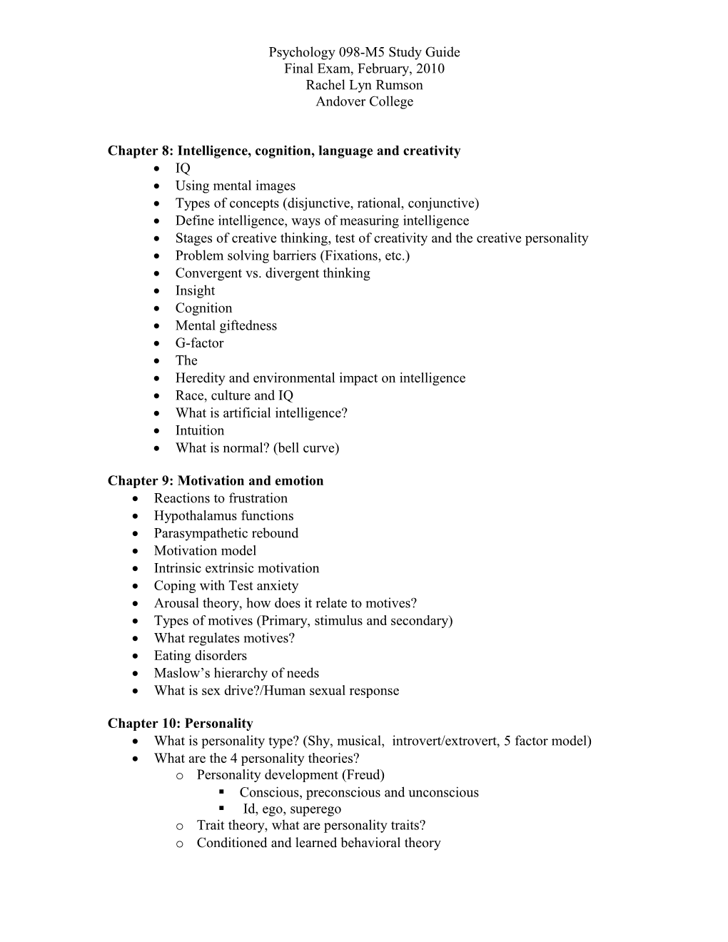 Chapter 8 Intelligence, Cognition, Language and Creativity