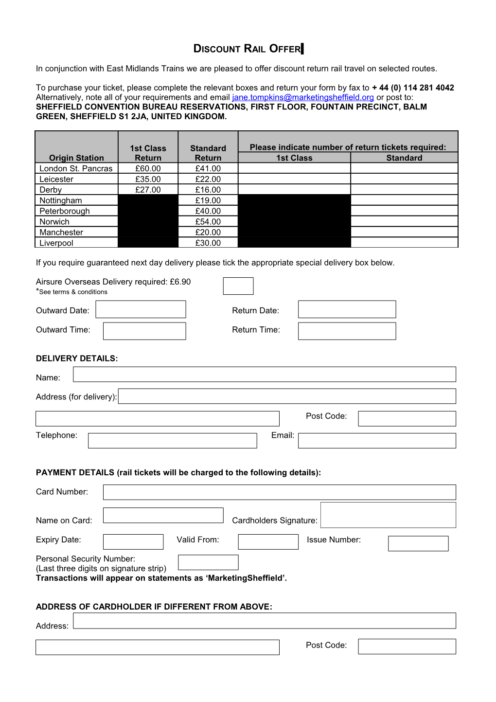 Midland Mainline Travel from London Or Leicester