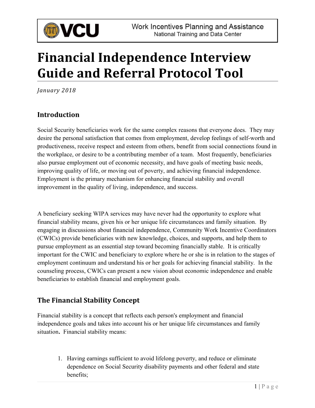 Financial Independence Interview Guide
