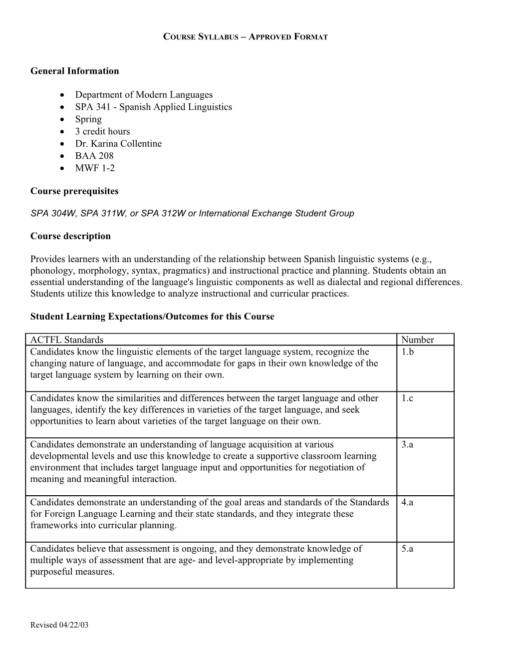 Proposal for New Course s3