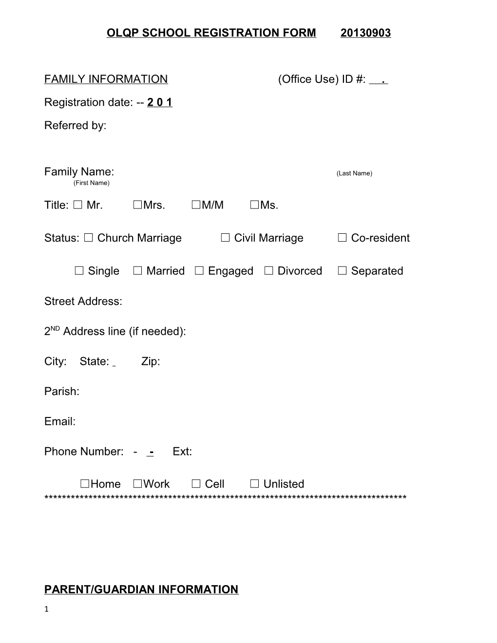 Olqp School Registration Form 20130903