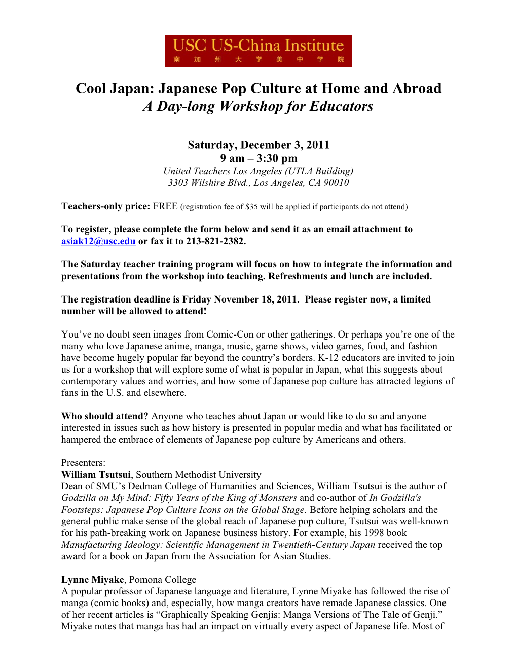 Cool Japan: Japanese Pop Culture at Home and Abroad