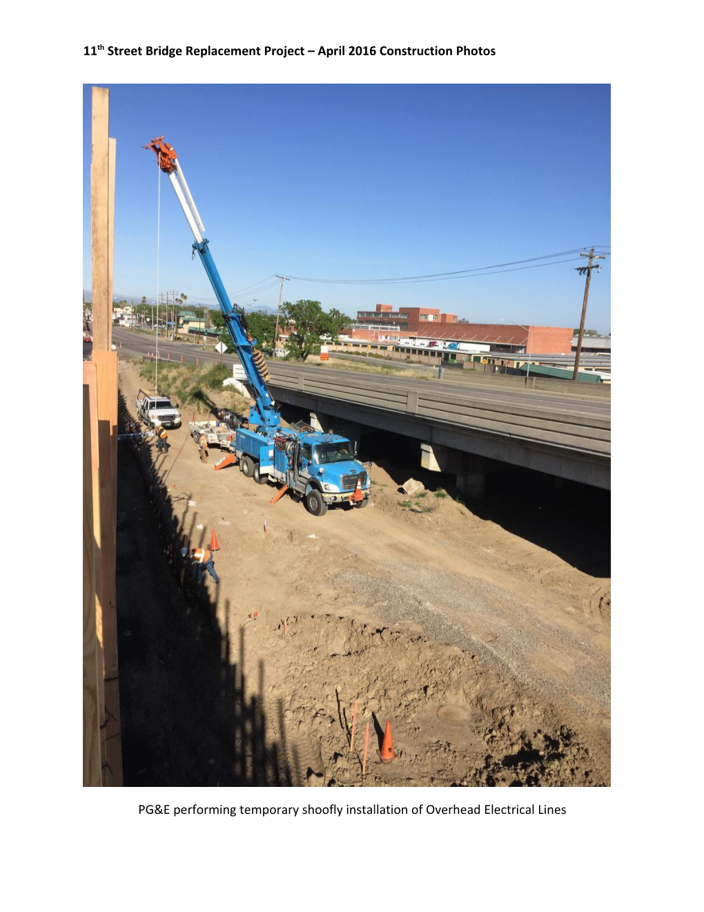 11Th Street Bridge Replacement Project April 2016 Construction Photos