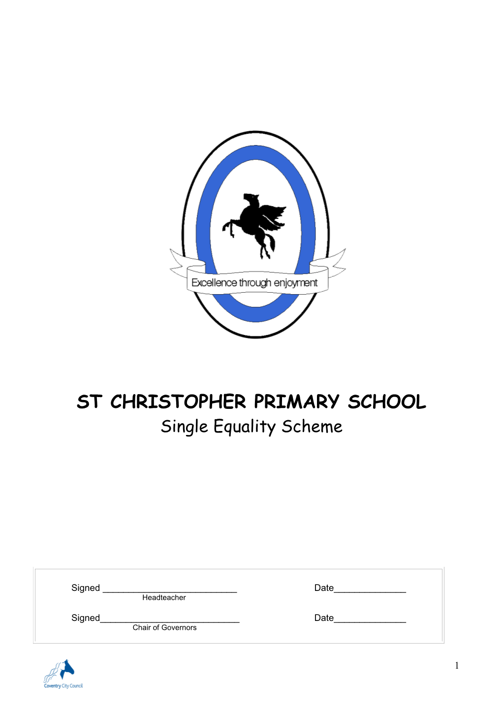 NY IQM Core Standard 1: Welcoming School And Ethos