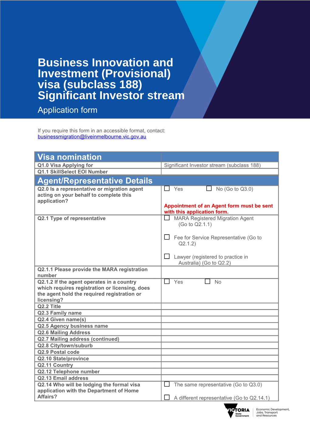 If You Require This Form in an Accessible Format, Contact