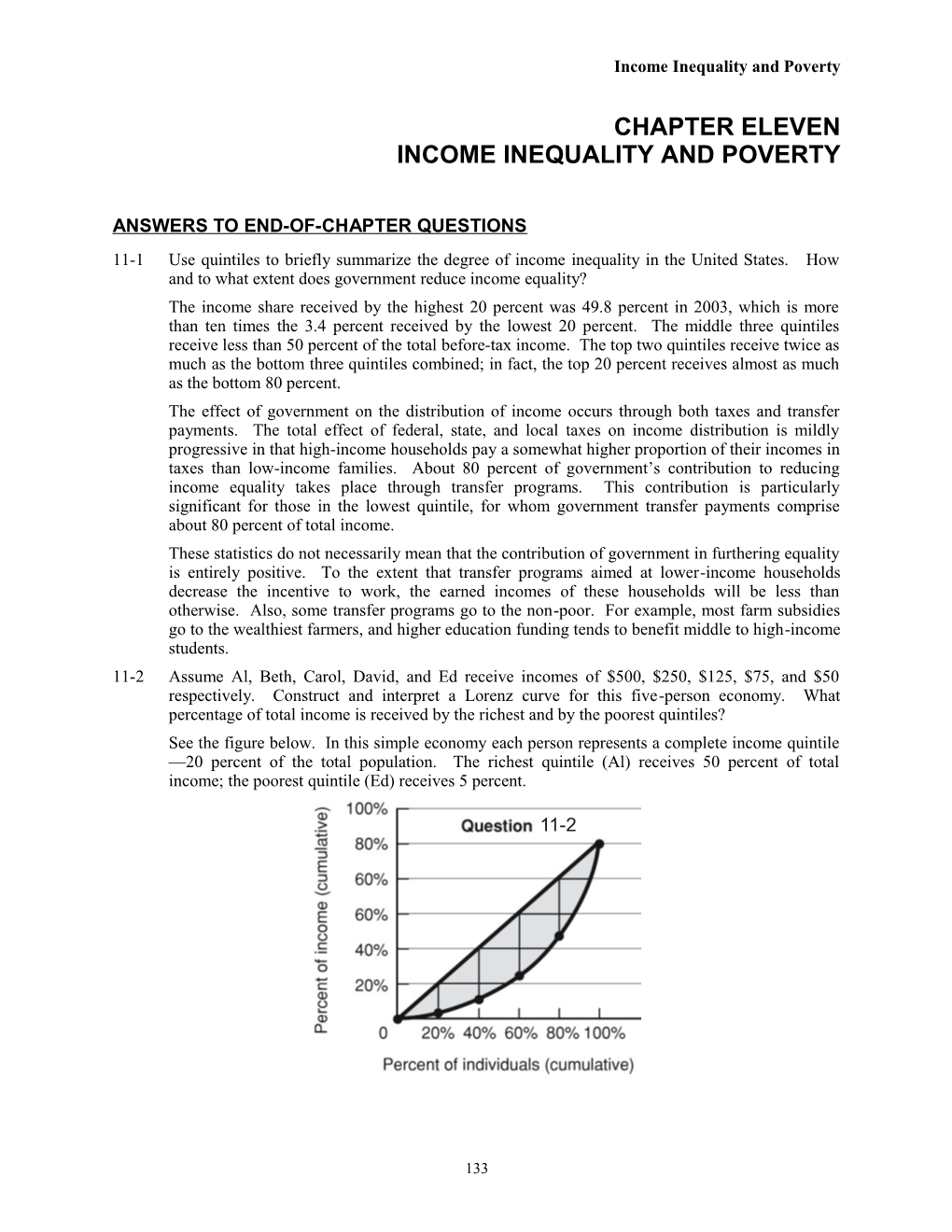 Income Inequality and Poverty