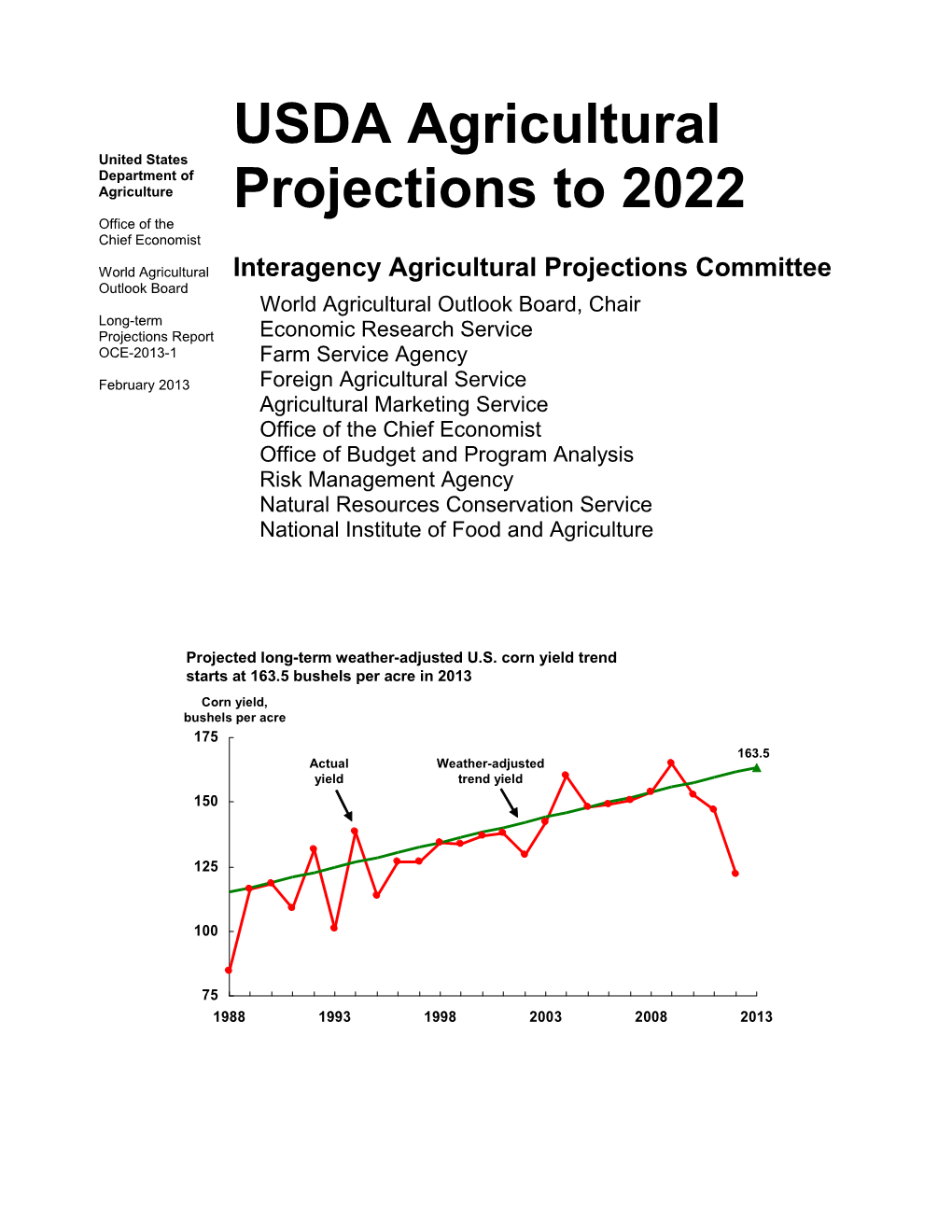 Long-Term Projections on the Internet
