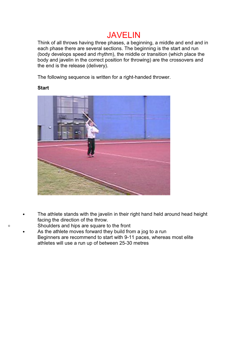 The Following Sequence Is Written for a Right-Handed Thrower