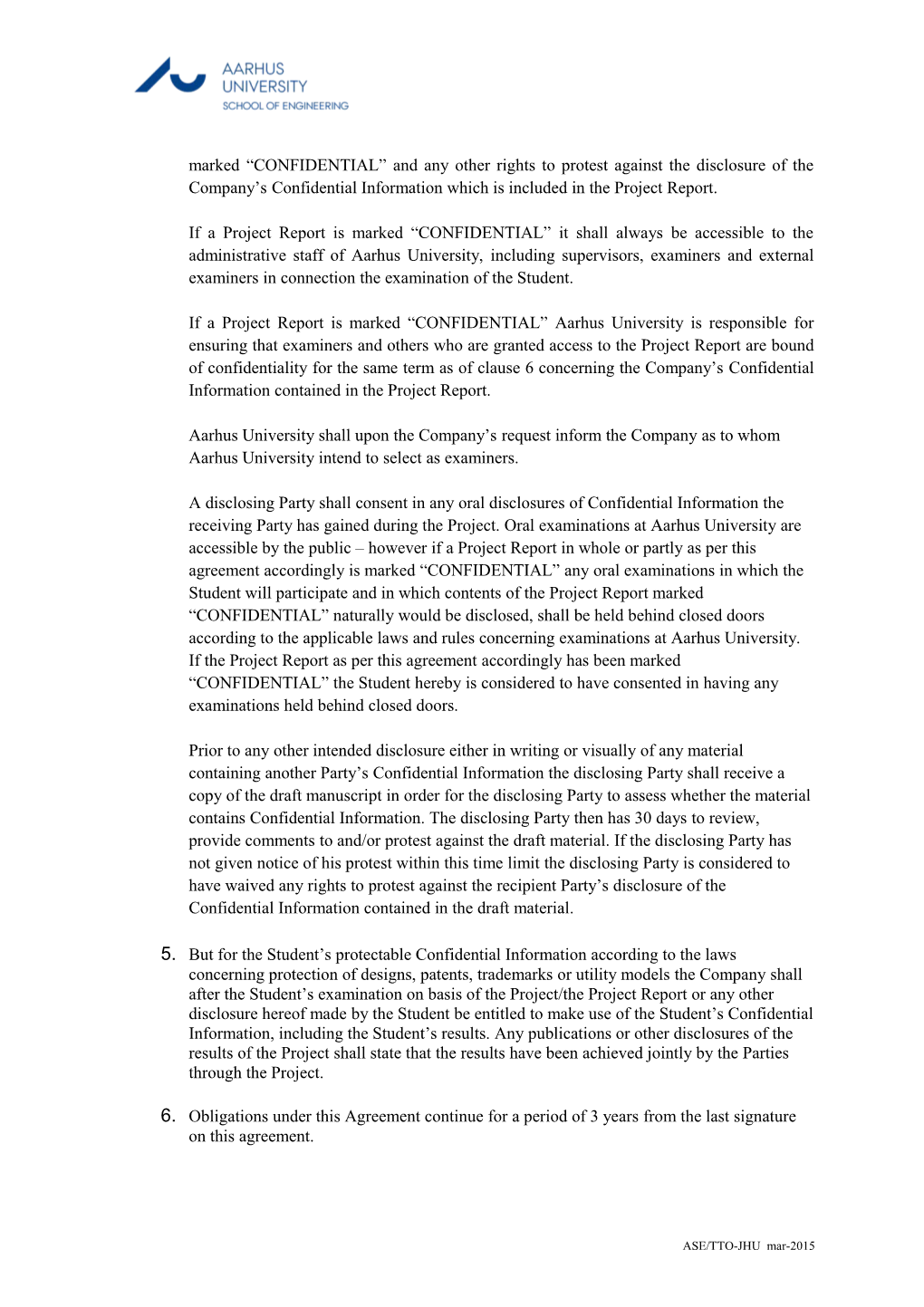 Confidentiality Agreement s7