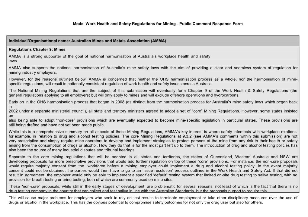 041 - Australian Mines and Metals Association