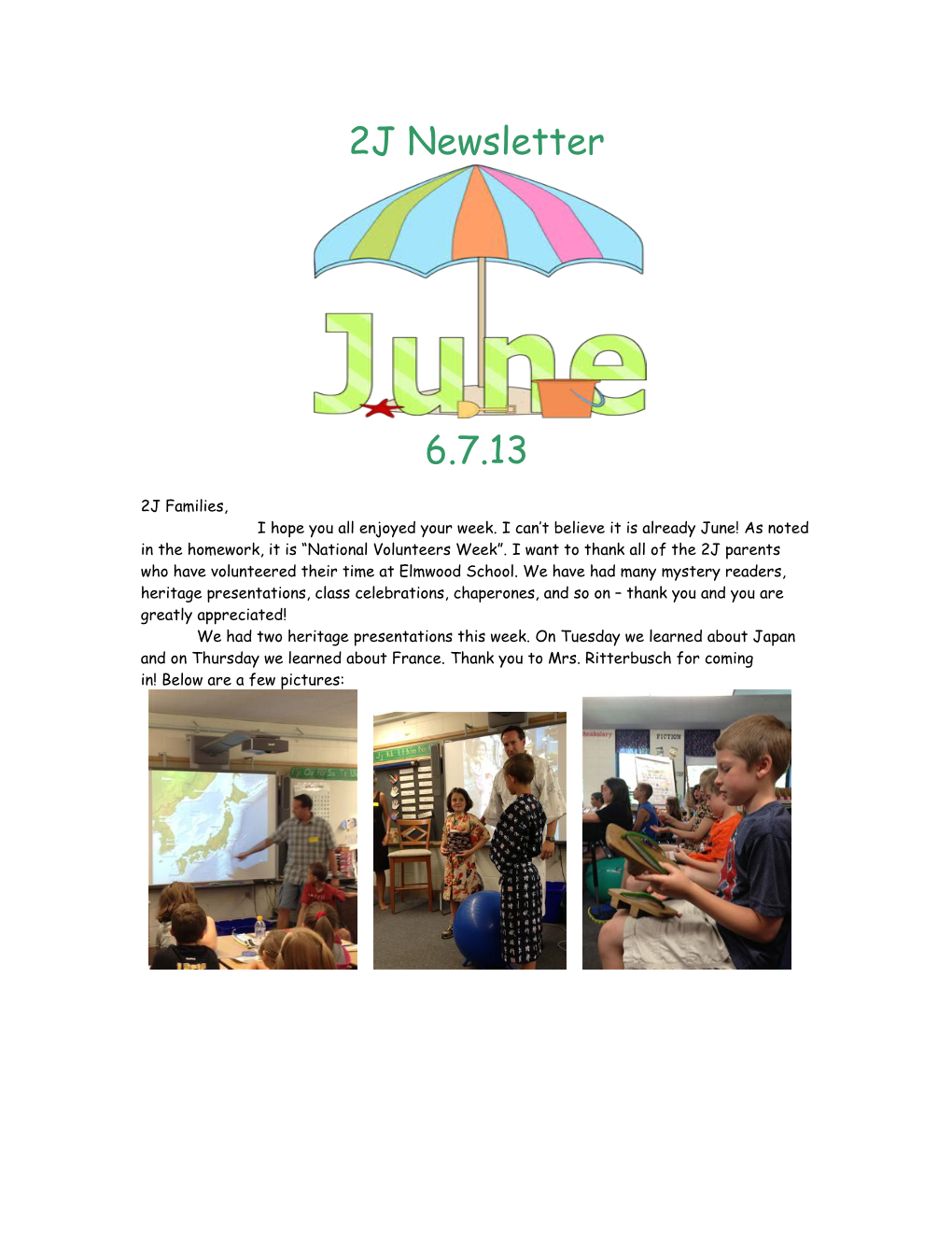 I Hope You All Enjoyed Your Week.I Can T Believe It Is Already June!As Noted in the Homework