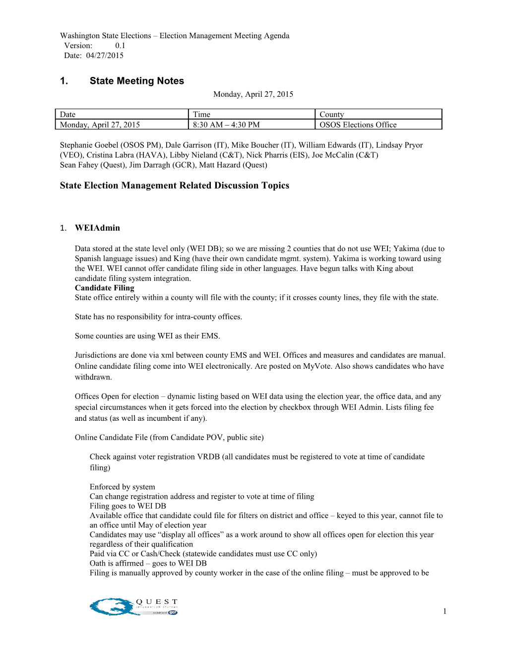 Risk Management Procedure