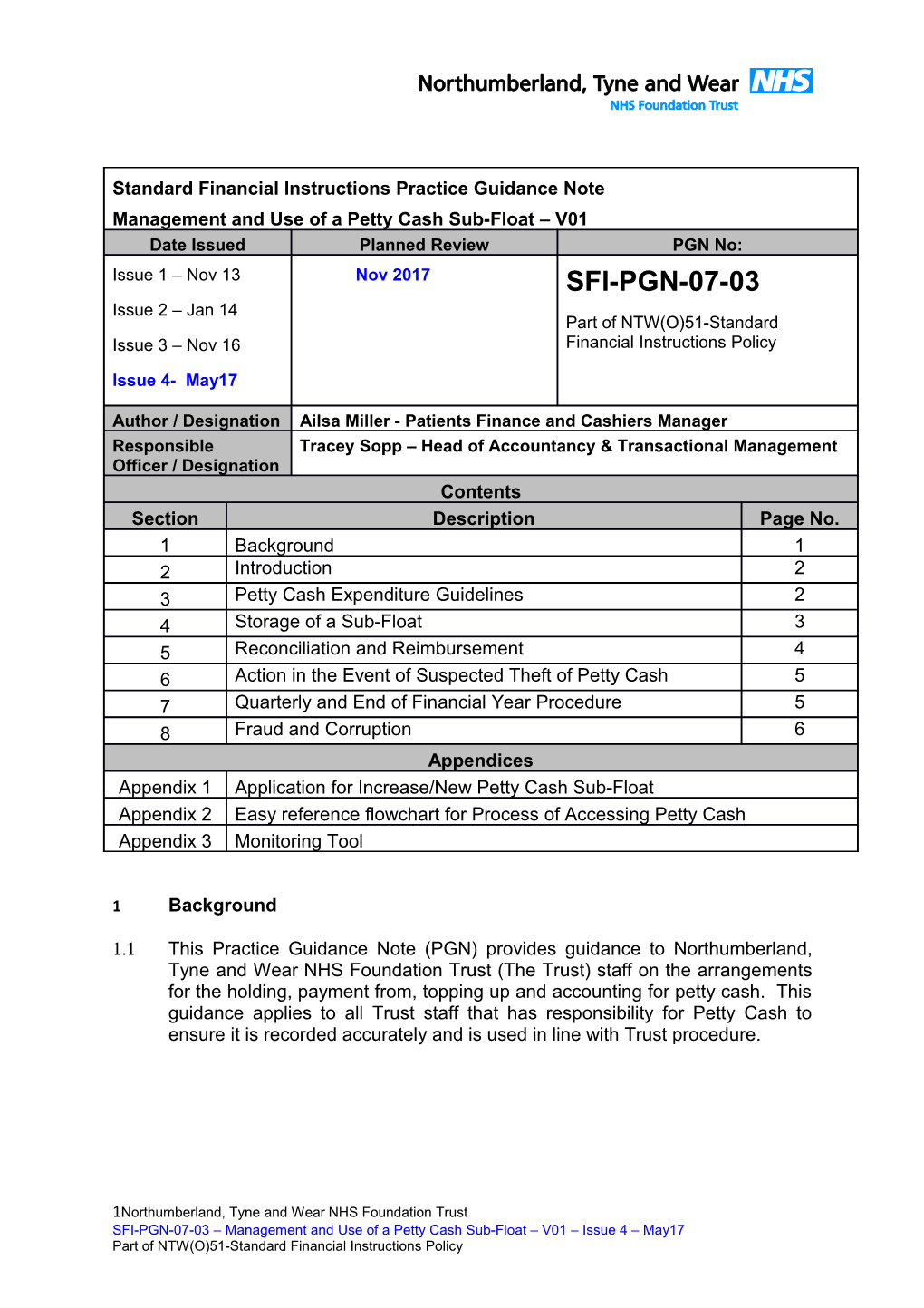 3Petty Cash Expenditure Guidelines