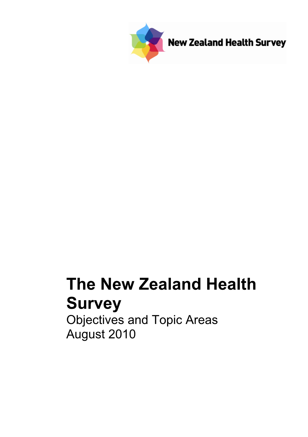 The New Zealand Health Survey