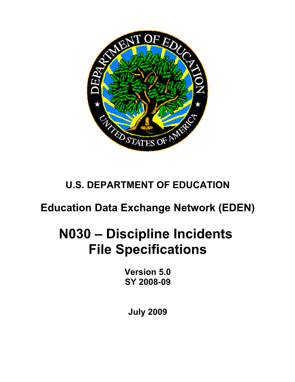 N030 - Discipline Incidents File Specifications (MS Word)