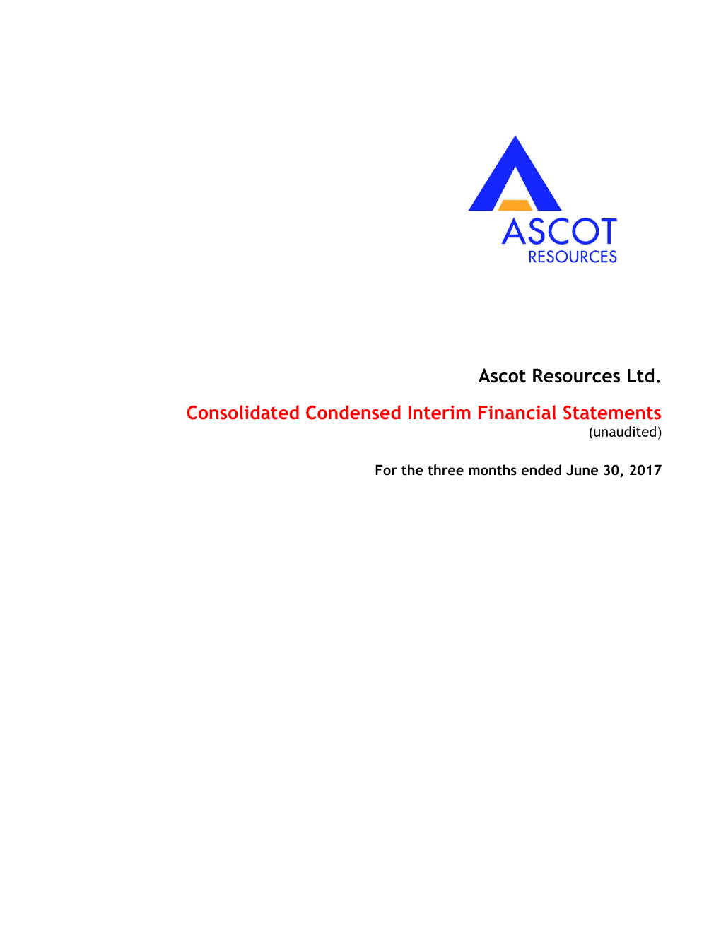Consolidated Condensed Interim Financial Statements