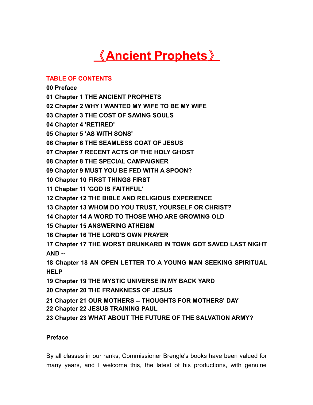 01 Chapter 1 the ANCIENT PROPHETS