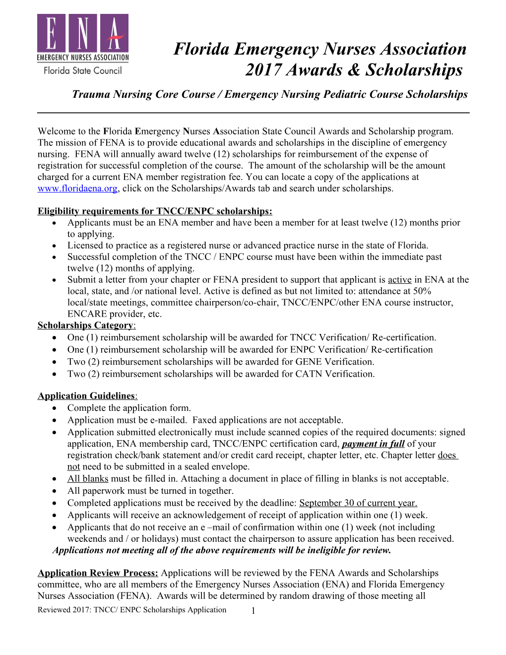 Florida Emergency Nurses Association