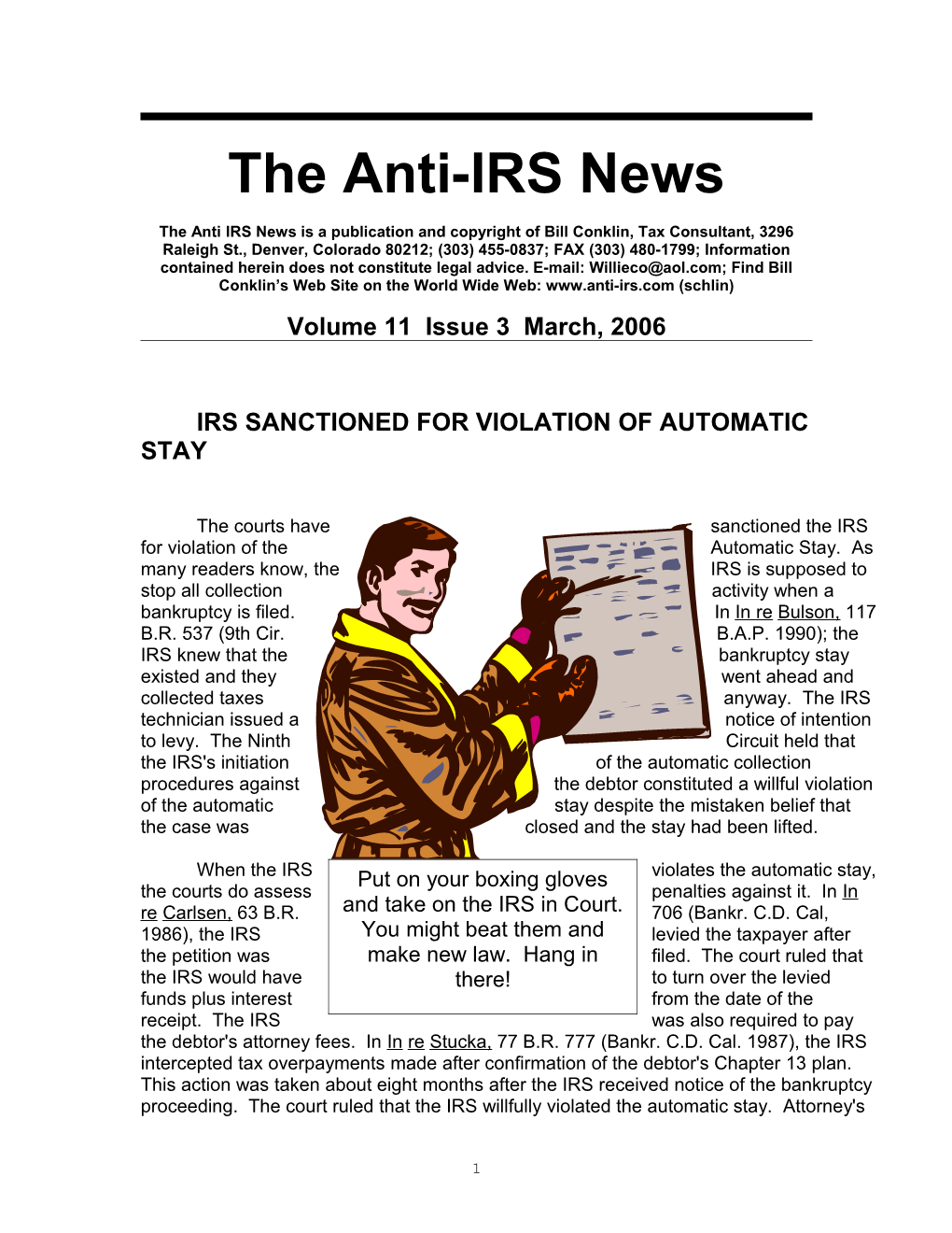 The Anti-IRS News