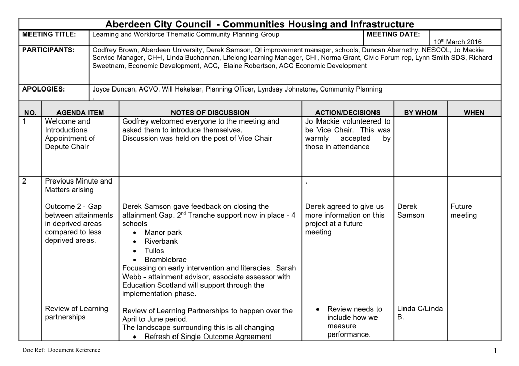 Aberdeen City Council Neighbourhood Services (Central) s2