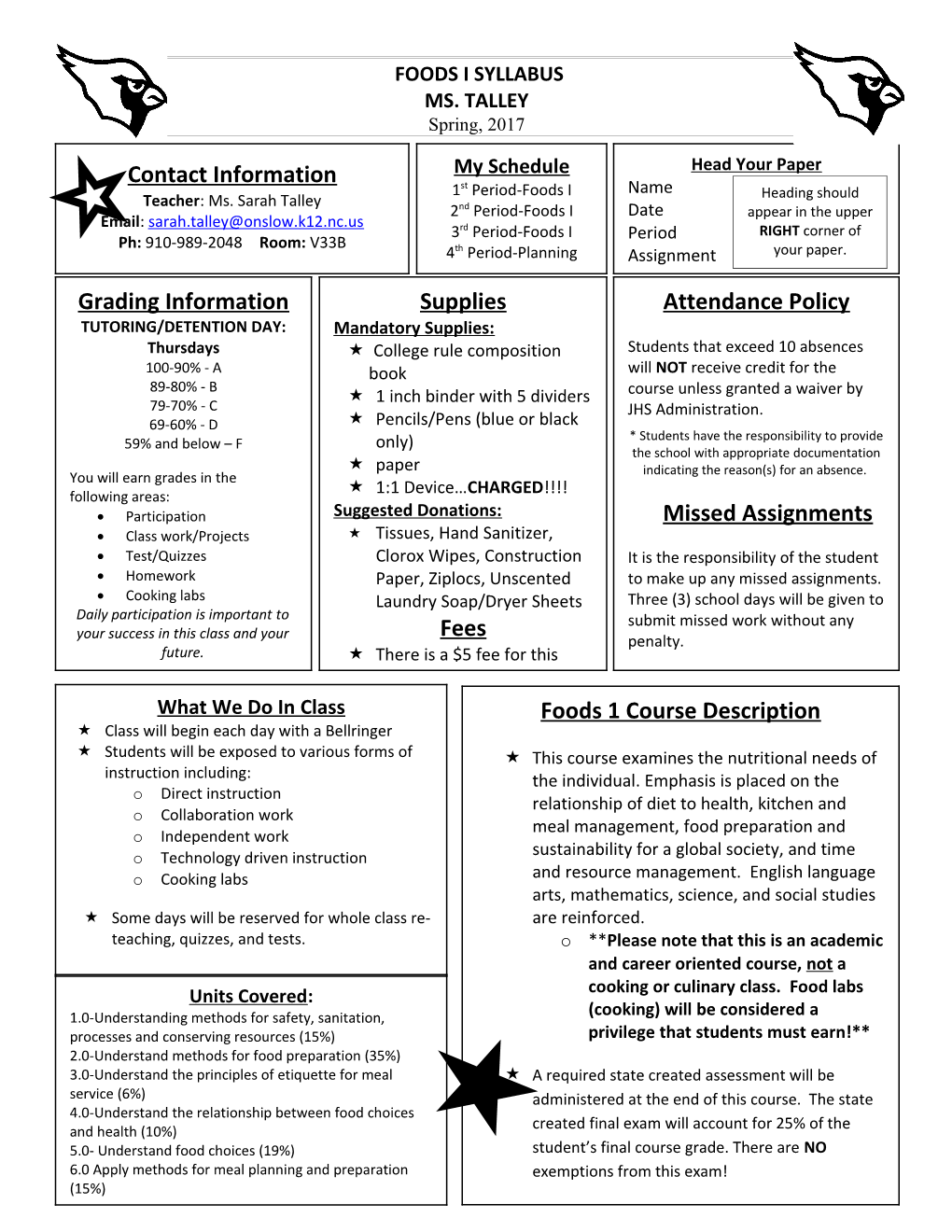 Parent/Guardian and Student Contract