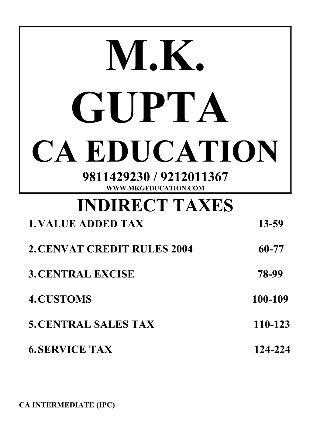 Question 1: Explain Direct Tax And Indirect Tax