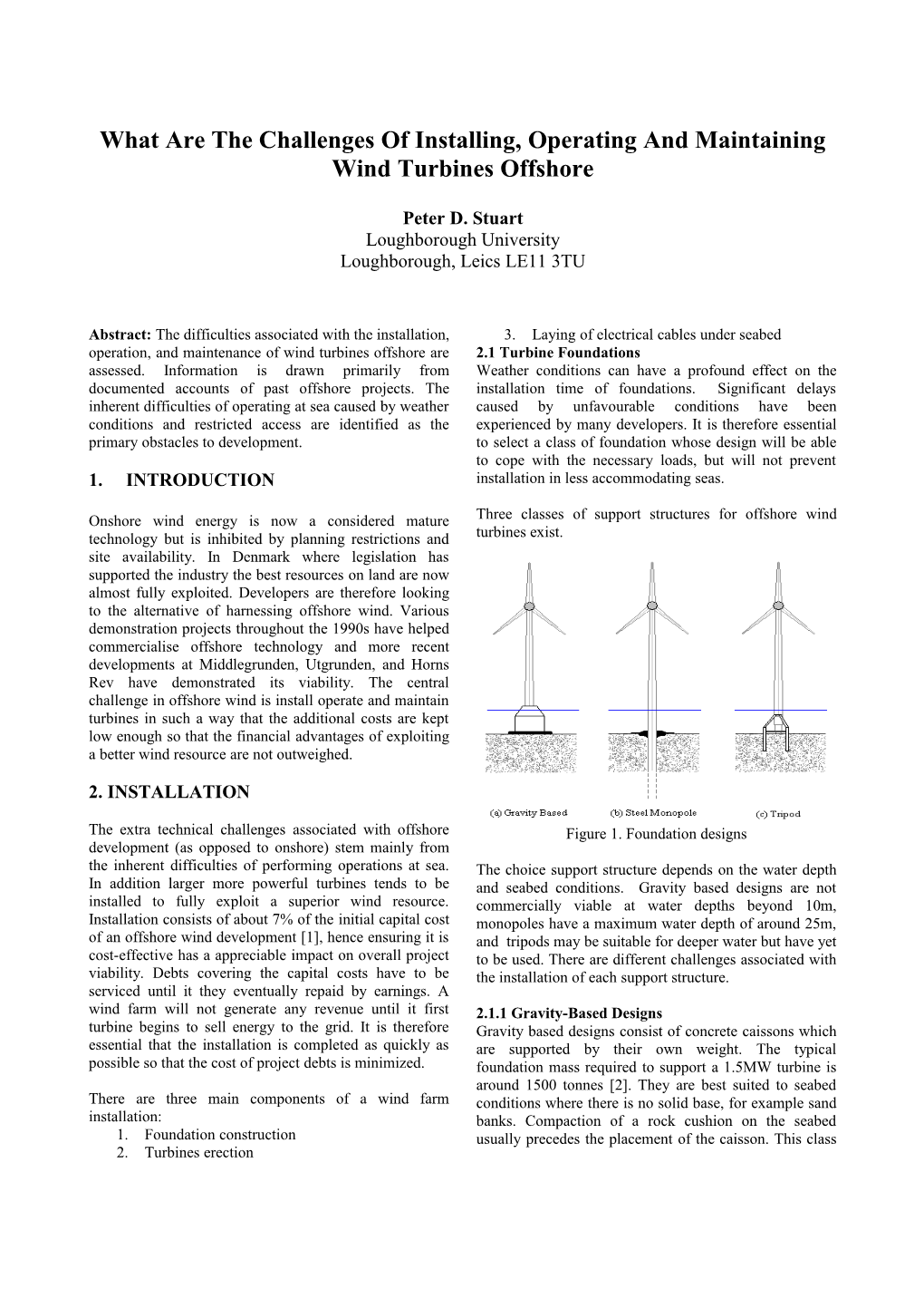 Guidelines For Submission Of A Manuscript For Submission To International Journal Of Renewable Energy Engineering