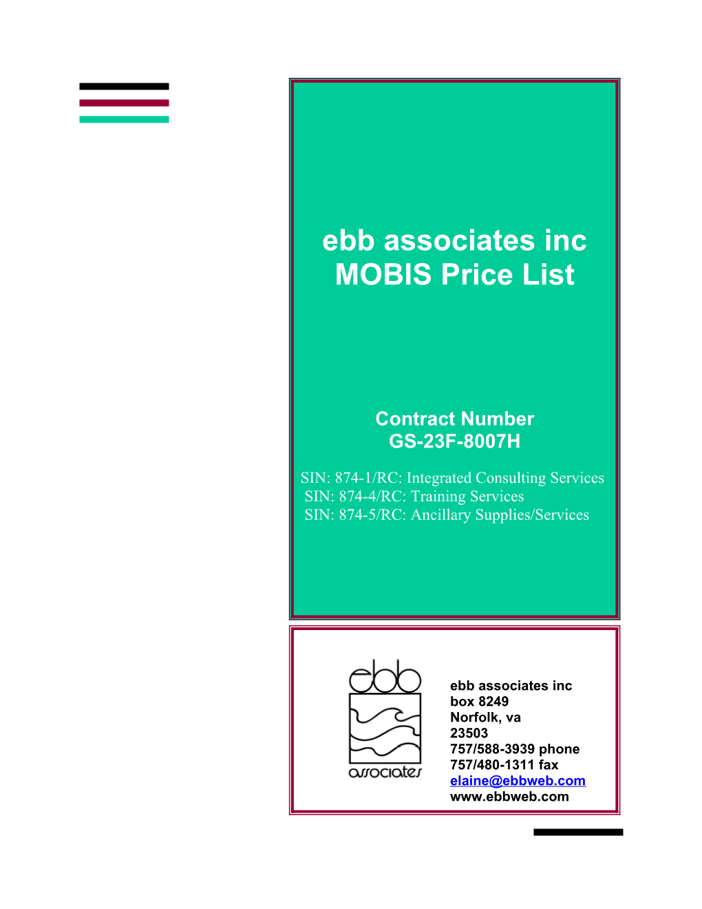 Introducing Ebb Associates