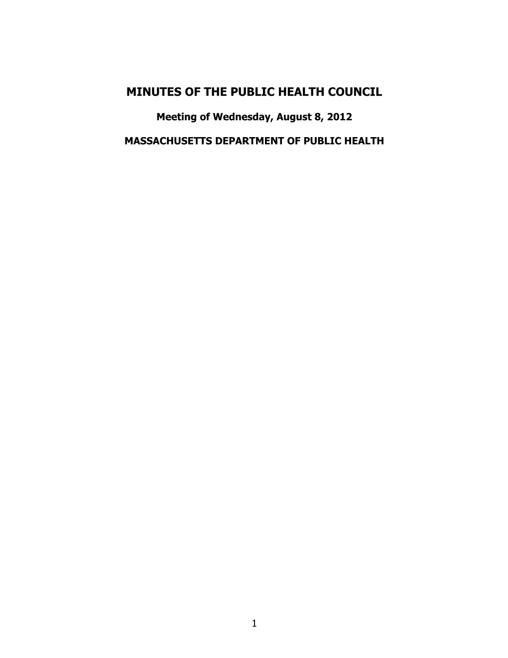 Minutes of the Public Health Council s1