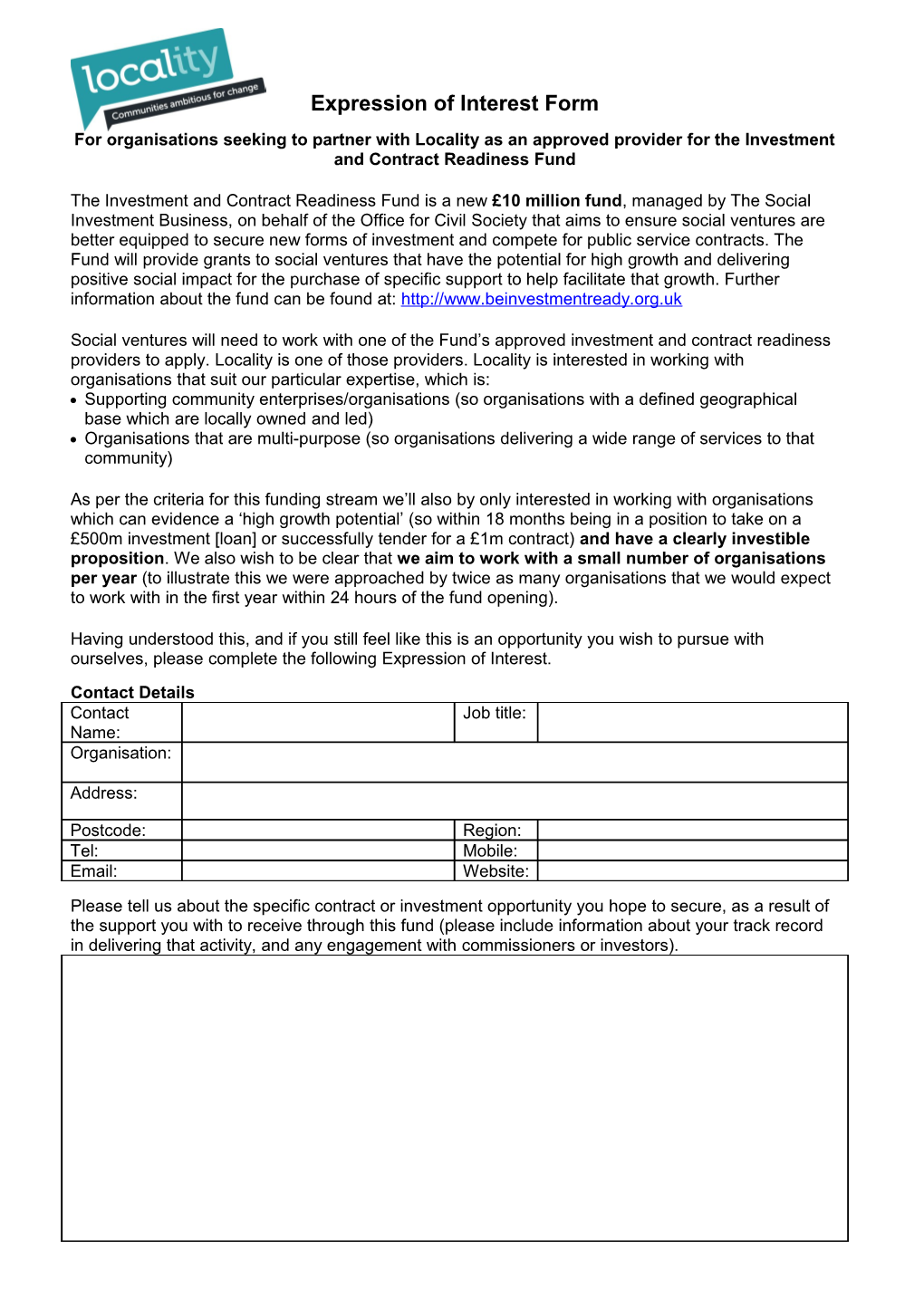 Expression of Interest Form s1