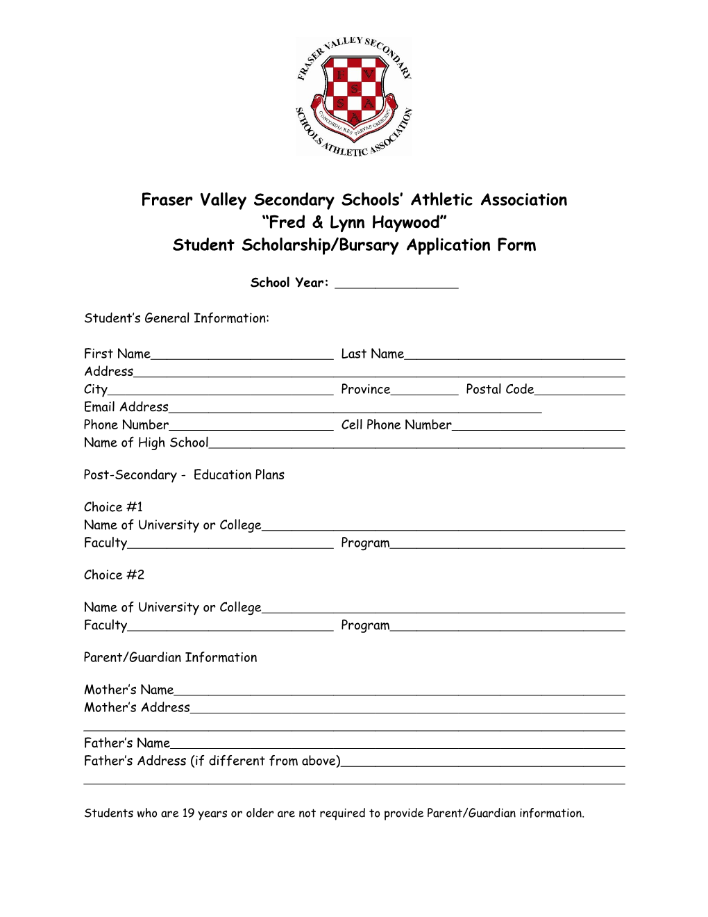 Fraser Valley Secondary Schools Athletic Association