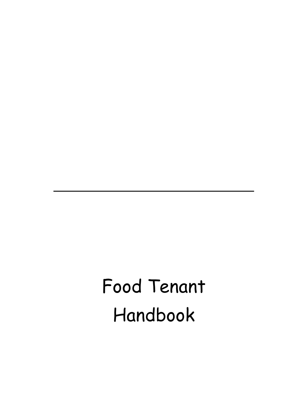 Food Handbook Working