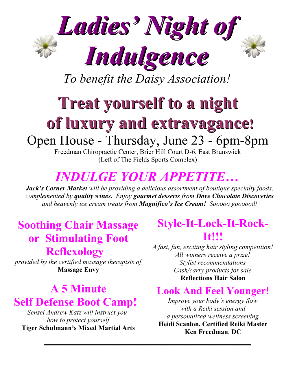 Ladies Night of Indulgence