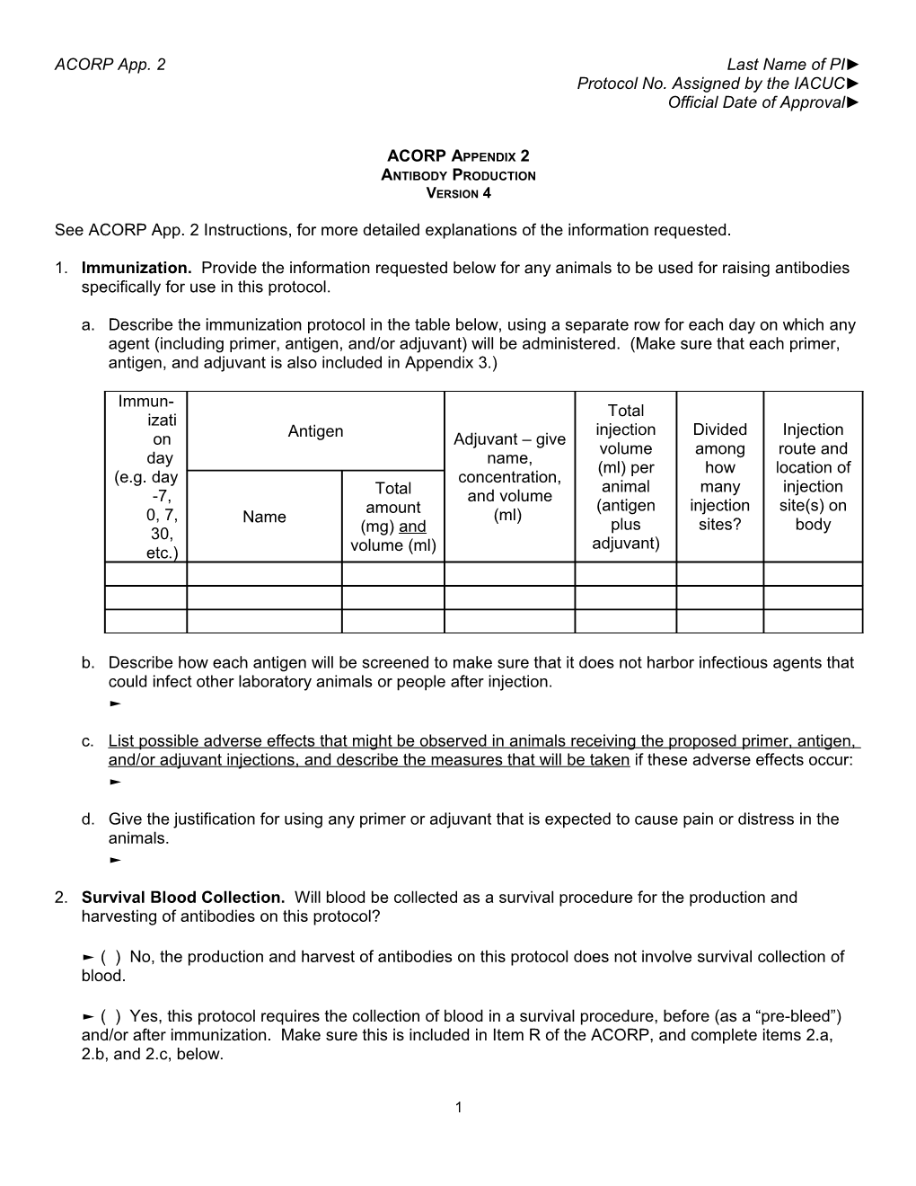 ACORP Appendix 2 (Portland VA Medical Center)